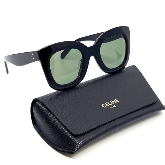 New! CELINE Sunglasses CL4005FN 01N Authentic - Picture 2 of 14